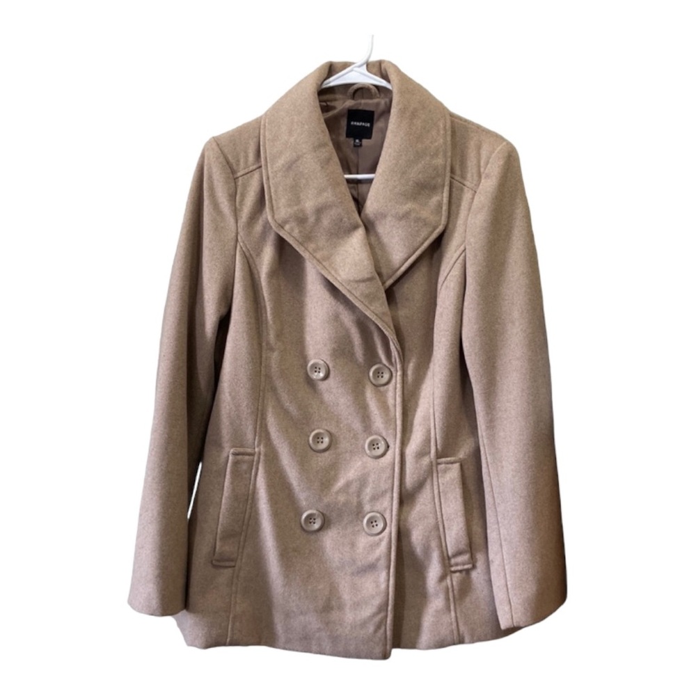 🌟Host Pick🌟Rampage Pebble Tan Pea Coat Size XL Juniors